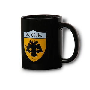 AEK ΚΟΥΠΑ 300ml BLACK (QMUG600), thumbnail 2