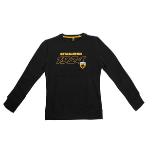 AEK KIDS CREWNECK LS - BLACK (754426-010), thumbnail 2