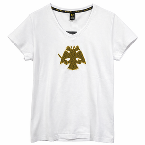 AEK WMNS LOGO WHITE TEE (QAPW004-100), thumbnail 2