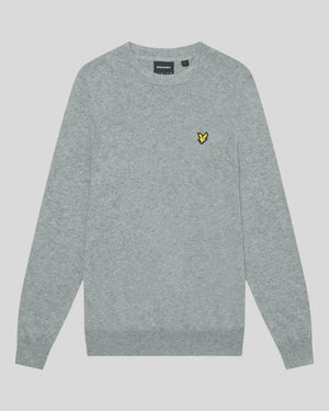 COTTON MERINO CREW NECK AEKFC GREY (QKN2110VCAFC-063), thumbnail 2