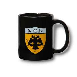 AEK ΚΟΥΠΑ 300ml BLACK (QMUG600), thumbnail 3