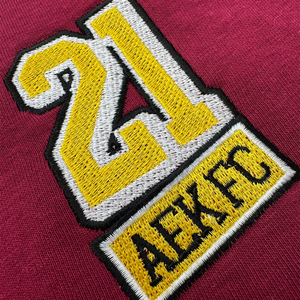 21 HOODIE MEN BORDEAUX (QFW25016-649), thumbnail 3